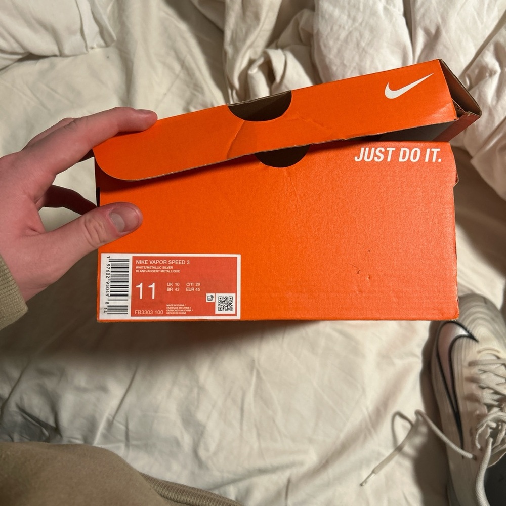 Nike Orange Shoe Box with Logo